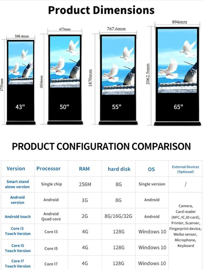 iPhone Shaped Floor Standing LCD