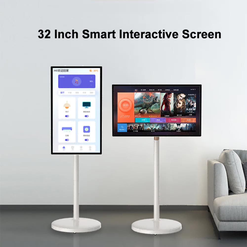 32 Inch Stand Portable Wireless LCD Rotatable Display