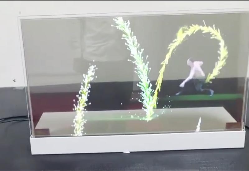 Transparenter OLED-Display-Kiosk